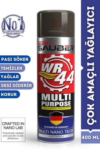 ProSaüber WR44 400ml Profesyonel Pas Sökücü Yağlayıcı Sprey - Gıcırtı Kesici ...