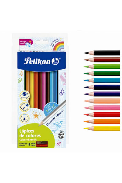 JML1 Pelikan Colored Pencils 12/Set, 12 Colors, 17 cm