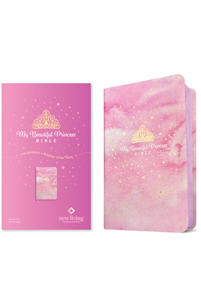 Tyndale House Publ Biblia mea Frumoasă Prințesă NLT (Aspect de piele, Sclipic...