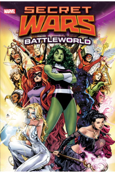 Marvel Comics Group Secret Wars: Battleworld Omnibus Vol. 1 Copertă Jim Cheung