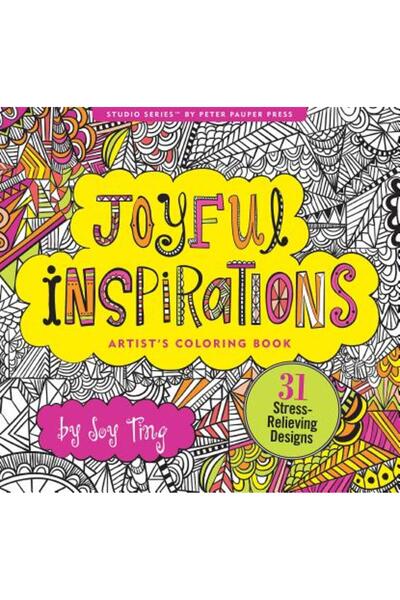Regan Books Carte de colorat pentru adulți Joyful Inspirations (31 de modele ...