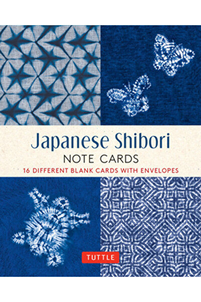 Tuttle Pub Cărți de notițe Shibori japoneze: 16 cărți goale diferite și 17 pl...