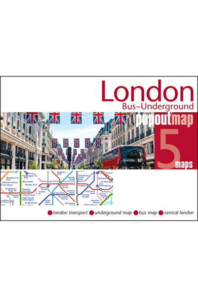 Pop Out Hartă pop-up pentru autobuze și metrou din Londra