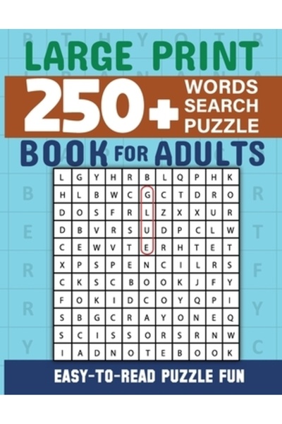 INDEPENDENT CAT Caiet de căutare de cuvinte 250 de puzzle-uri cu soluții pentru adulți: Caiet de căutare de cuvinte cu caractere mari pentru adulți