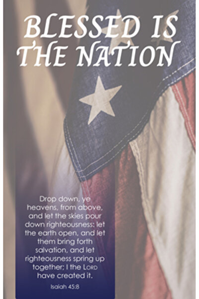 Broadman Church Supplies Buletin Patriotic: Să izvorască dreptatea (Pachet de...