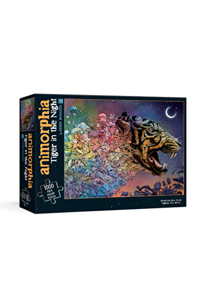 plume Puzzle Animorphia Tigru în Noapte