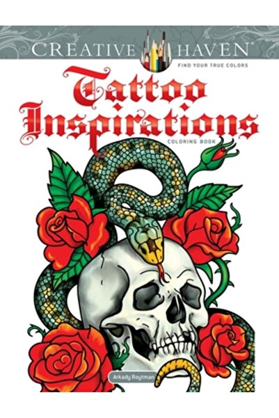 Dover Pubn Inc Carte de colorat Creative Haven Inspirații pentru tatuaje