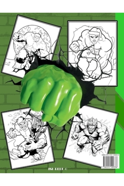 INDEPENDENT CAT Carte de colorat cu Hulk: Aventuri de colorat uimitoare și di...