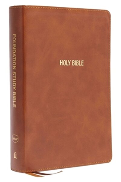 Thomas Nelson Pub Nkjv, Biblia de studiu fundamental, caractere mari, piele m...