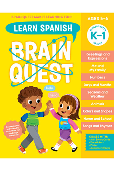 Workman Pr Caiet de lucru Brain Quest: Învață spaniola