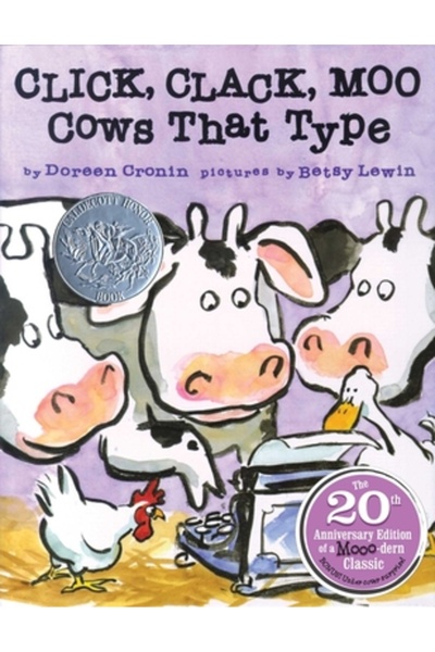 Atheneum Books Ediția aniversară de 20 de ani Click, Clack, Moo