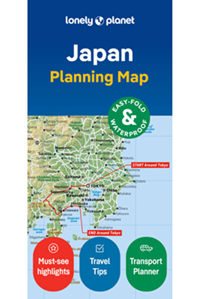 Lonely Planet Pub Harta de planificare a Japoniei Lonely Planet 2