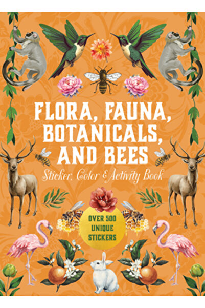 Chartwell Books Autocolante, carte de colorat și activități cu floră, faună, ...