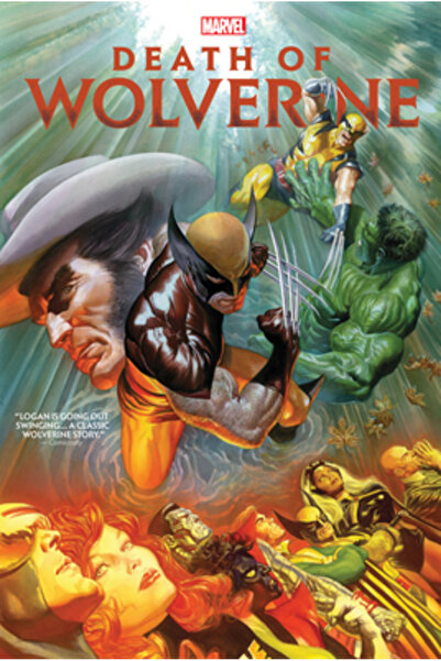 Marvel Comics Group Copertă Omnibusul Moartea lui Wolverine de Alex Ross