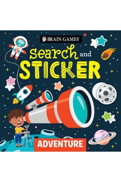 Pubn Intl Brain Games - Search and Sticker: Adventure (for Kids Ages 3-6)