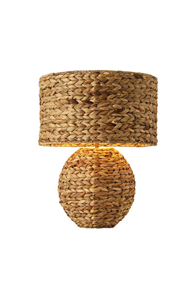 HubRom PORTO 4189-01 Διακοσμητικό Επιτραπέζιο Φωτιστικό Ρατάν 38,5x49,5 εκ. 1...