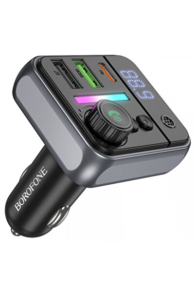 Borofone Modulator FM Bluetooth BC50 Ascenso, 2 x USB-A - 1 x USB-C