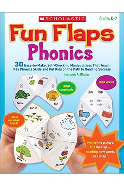 Scholastic Teaching Res Fun Flaps: Fonetică: 30 de materiale manipulative ușo...