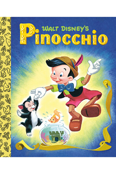 Random House Disney Mica carte cartonată aurie Pinocchio de Walt Disney (Clasic Disney)