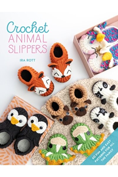 David & Charles Papuci de casă croșetați cu animale: 60 de modele distractive...