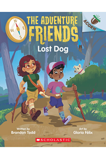 Scholastic Câine pierdut: O carte cu ghinde (Prietenii aventuroși #2)