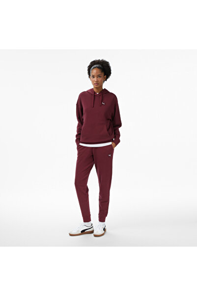 Puma بنطلون نسائي أحمر من Ess Elevated Sweat