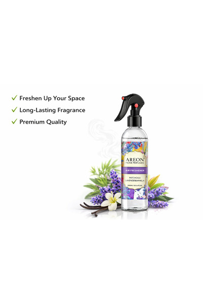 Areon Parfumuri de casă – Odorizant de cameră cu paciuli, lavandă și vanilie