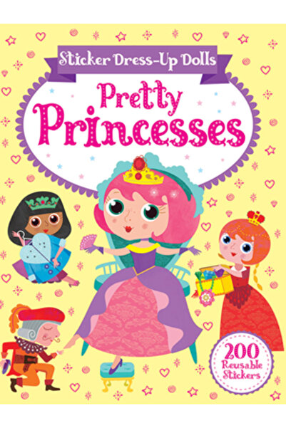 Dover Pubn Inc Autocolante Păpuși de îmbrăcat Prințese Frumoase: 200 de autoc...