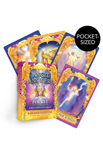 Hay House Cărți Oracol de Buzunar Angel Answers: Un Pachet de 44 de Cărți și Ghid