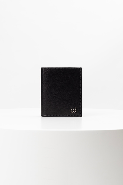 BAYDERİ Suare Genuine Leather Kibar Men's Wallet Black