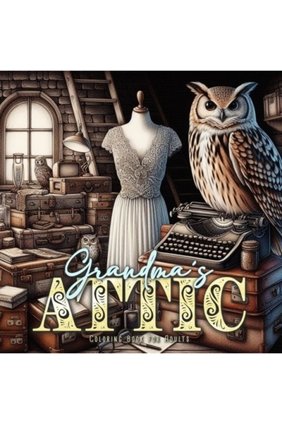 INDEPENDENT CAT Carte de colorat cu podul bunicii pentru adulți: Carte de col...