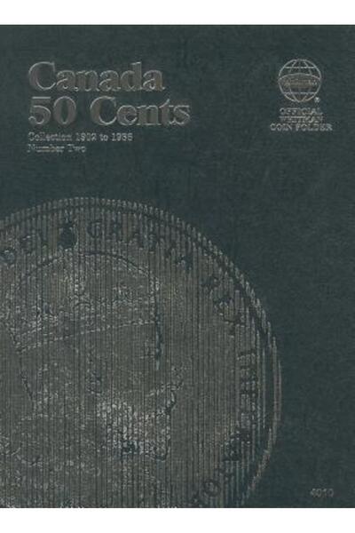 Whitman Pub Llc Colecția de monede de 50 de cenți din Canada 1902-1936, numărul doi