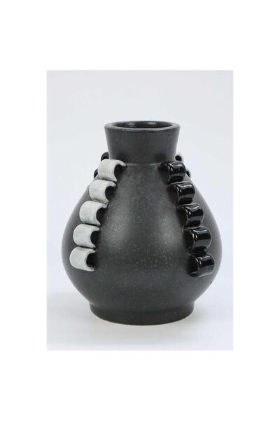 Vitale مزهرية بحلقة سيراميك 19*19*22 سم AK.KD0049