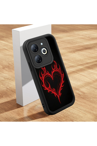 Hontinga حافظة هاتف من السيليكون الناعم متوافقة مع هاتف Infinix Smart 8/8 Pro...