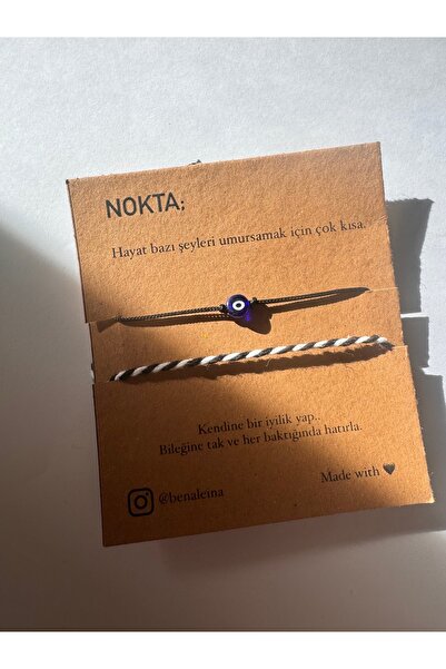 Ben Aleina Nazar Boncuklu Bileklik ve Marteniçka Siyah Şans Bilekliği