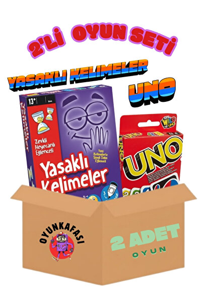 OYUNKAFASI Prohibited Words Maxi - Game Cards (Fun Set of 2)