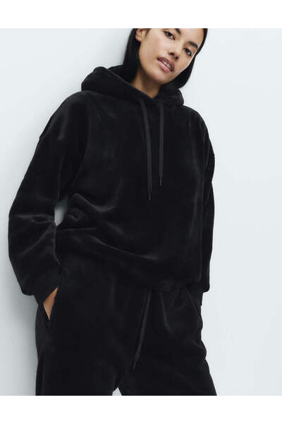 Marks & Spencer Peluş Polar Kapüşonlu Üst