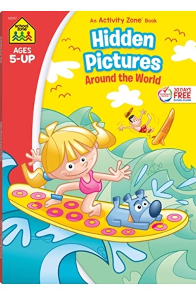 School Zone Caiet de lucru Imagini ascunse din întreaga lume