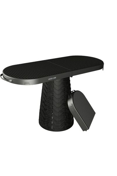 Green Lion 2-in-1 Foldable Table and Stool with Anti-Slip Base