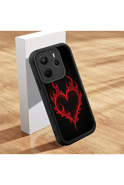 Hontinga جراب هاتف ريدمي نوت 14 4G متوافق من السيليكون الناعم مضاد للسقوط بتص...