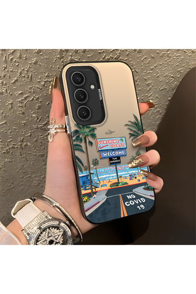 Hontinga حافظة متوافقة مع هاتف سامسونج جالاكسي S24 بلس، حافظة هاتف صلبة مضادة...