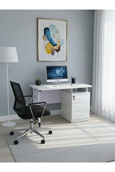 BEC24 Modern 120cm study and work desk – spacious creative area with a comfortable, ergonomic design