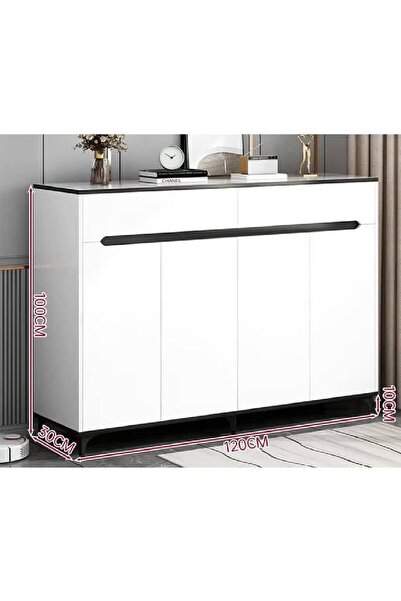 NKX Luxury Multifunctional Entryway Shoe Cabinet & Drawer Storage 120 CM