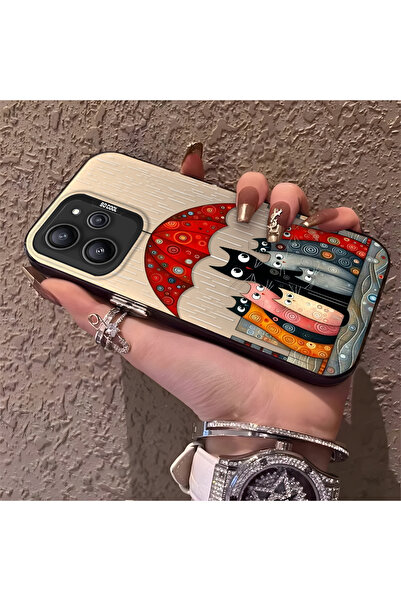 Hontinga حافظة هاتف متوافقة مع هاتف Redmi 12 4G، حافظة صلبة مقاومة للصدمات عل...