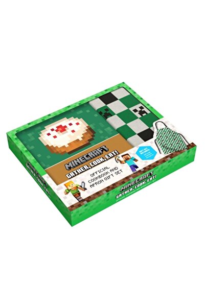 Insight Ed Minecraft: Set cadou oficial cu carte de bucate și șorț: Plus șorț...