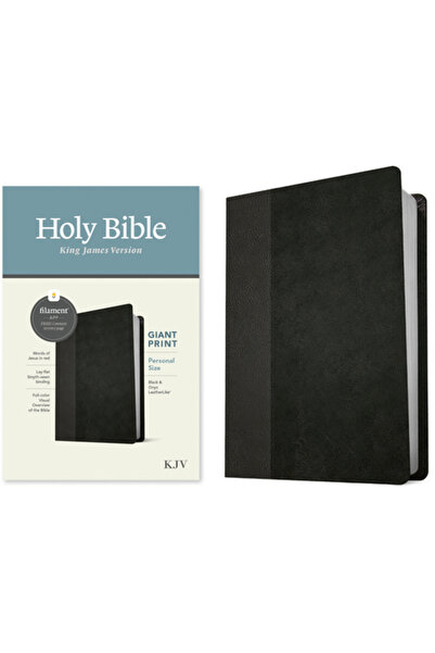 Tyndale House Publ Biblia KJV cu imprimeu gigant, dimensiune personală, ediți...