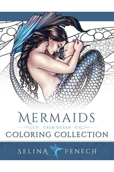 Fairies And Fantasy Pty Ltd Sirene - Colecție de colorat cu un ocean calm