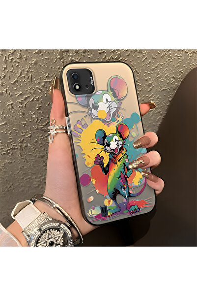 Hontinga حافظة متوافقة مع هاتف Realme C20/C20A، حافظة هاتف صلبة مضادة للسقوط،...