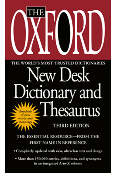BERKLEY The Oxford New Desk Dictionary and Thesaurus