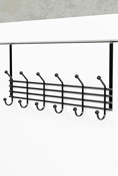 zabata Duvar Elbise Askılığı Kapı Arkası Askılık Portmanto Organizer Askı Metal
